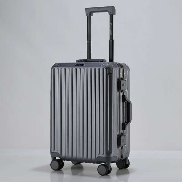 Navy Club Koper 20 Inch Frame Aluminium Skyline Koper Kabin Hardcase PC TSA Lock 4 Roda Putar