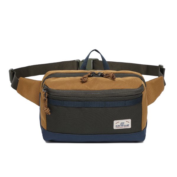 Navy Club Tas Pinggang HGCC Waist Bag - Tas Pria Wanita Crossbody Bags Tas Outdoor